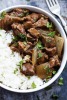 Slow-Cooker Beef on Rice 